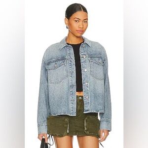 Revolve Pistola Denim Mandy Cropped Shacket
